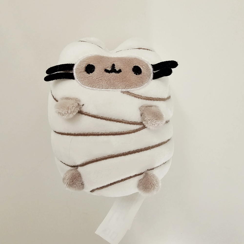 Pusheen Halloween White and Brown Mummy Cat Plush